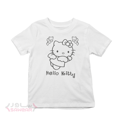 تیشرت بچگانه با طرح hello kitti