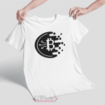 تیشرت یونیسکس با طرح بیت کوین