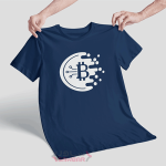 تیشرت یونیسکس با طرح بیت کوین