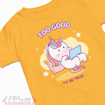 تیشرت یونی کورن too good