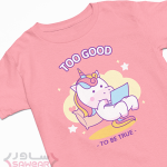 تیشرت یونی کورن too good